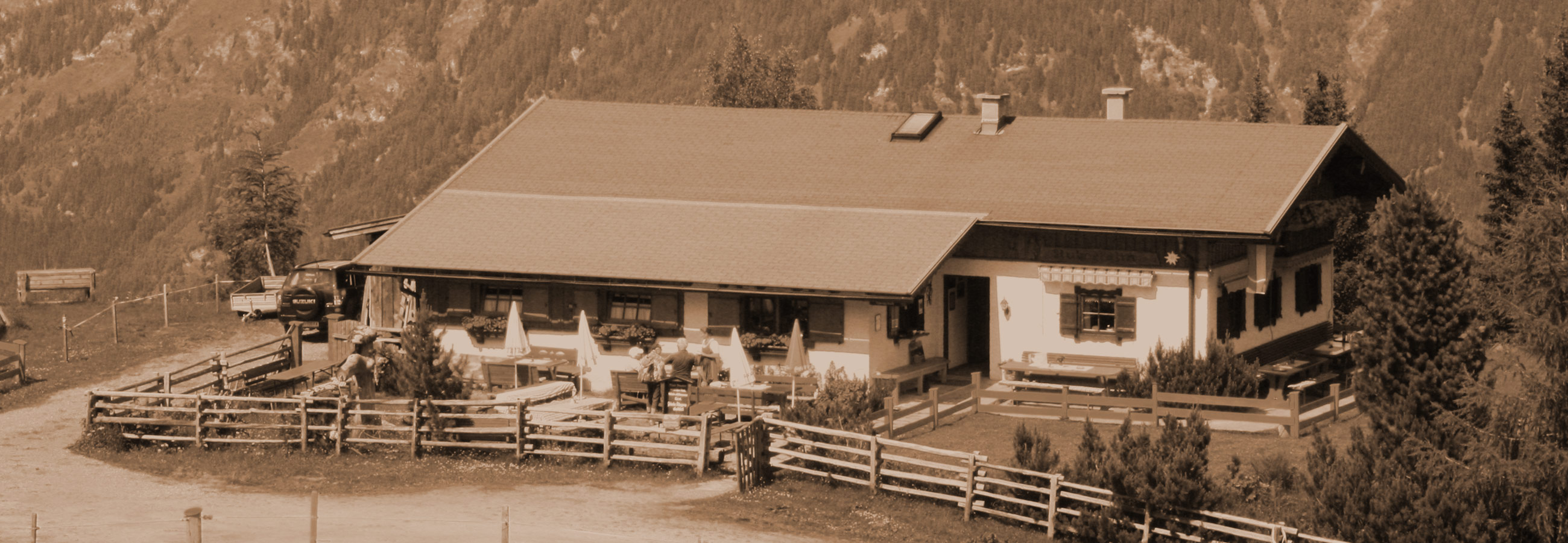 Almen und Hütten - Almhütten im Gasteinertal, Bad Gastein, Gastein, Bad Hofgastein im Salzburger-Land.